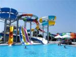 Kids Aqua Water Park Design Rides Tube Fiberglass Slide For Outdoor Games