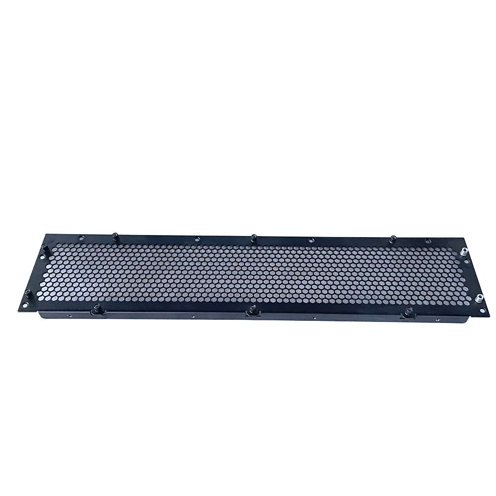 Steel Aluminum Sheet Metal Fabrication Design 1U 2U 3U 4U 19 Inch Rack Vented Blanking Panel Metal Case Box
