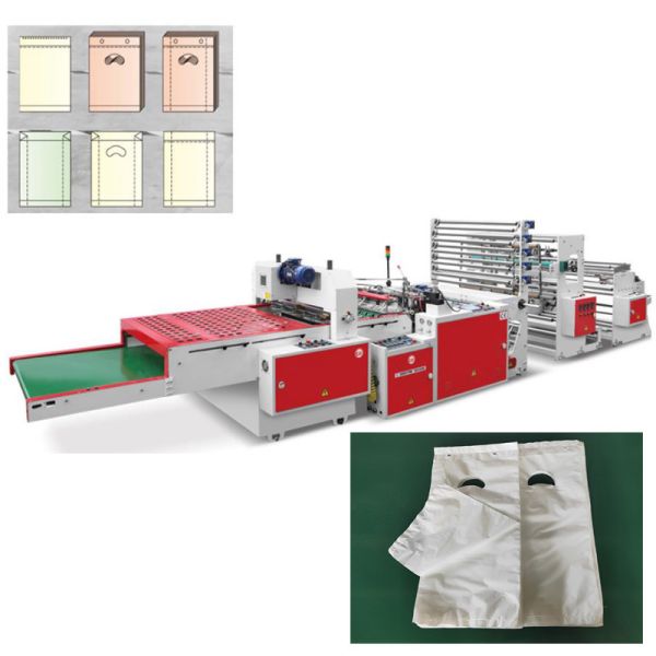 China 5 Lines Bottom Sealing Calendar plastic Bag Making Machine factory