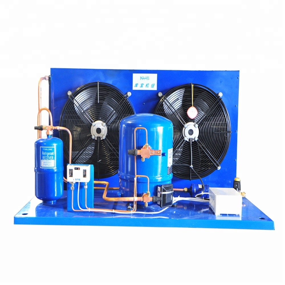 R22 Freezer Refrigeration Unit 8HP Water Cooled Condensing Unit hermetic condensing unit water cooled condensing unit