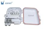 White Fiber Optic Termination Box 12 Port 206.8x230.8x66.5mm For FTTX Project