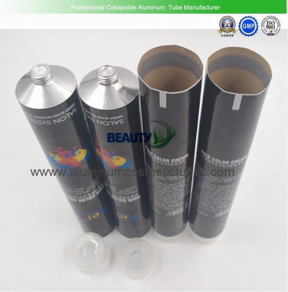 Hair Dye Creamaluminum Tube Containers , Beauty Product Aluminium Collapsible