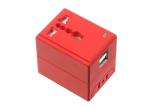 5V 2.4A AU UK US EU AC Surge Travel Plug Adapter , All In One World Travel