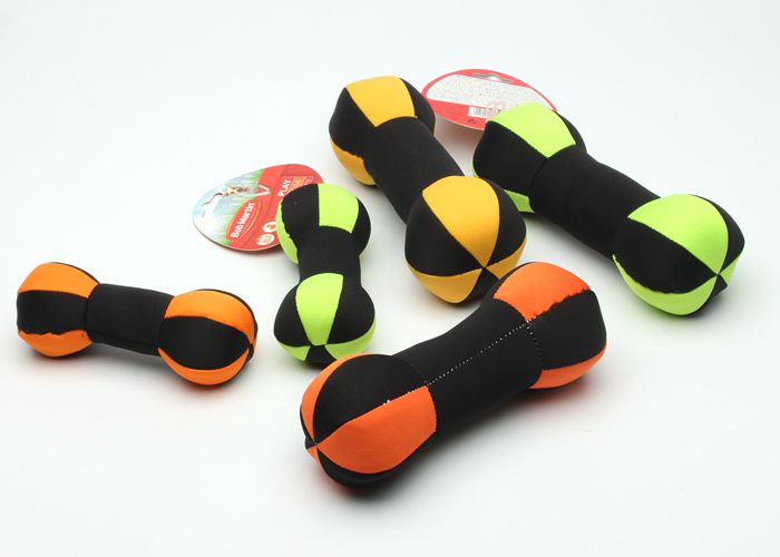 Dumbbell Interactive Floatable Dog Toys Teeth Bite Dog Play Tug Oem Service