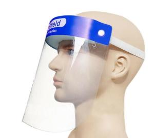 China Medical Nursing Antibacterial Full Face Shield Adjustable Elastic Band Stable factory