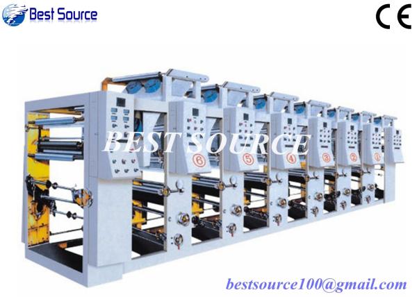 ASY600-1200C Multi Colors Rotogravure Printing Machine 1-12 color economic best