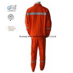 Orange 100 Cotton EN14116 EN11612 Fire Retardant Suit