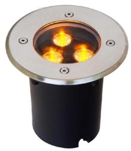 China LED Underground lights 3X1W Epistar Aluminum27 factory