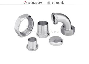 China 3A Union Series Tri Clover Clamp / Stainless Steel Clamps CNC Surface factory