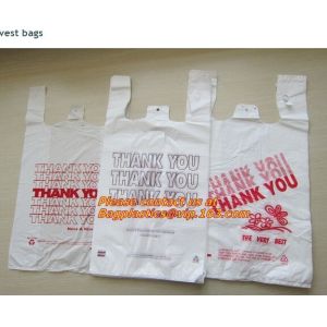 Wholesale Factory Compostable Biodegradable Plastic T-Shirt Bags,Biodegradable