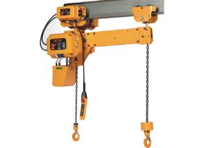 China Indoor / Outdoor Electric Chain Hoist with 2 Lifting Points 500 kg - 5 ton 220 v - 690 v factory