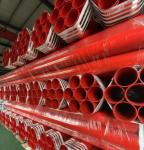 Gas A795 Welded Steel Pipe With Thickness 0.4-120mm Steel Tube Technical Welded
