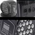18 Pcs 3W Led Moving Head Wash Light DMX mode 150 watt RGBW Moving Head Dj