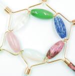 Blue spot Jade Stone Facial Massage Roller