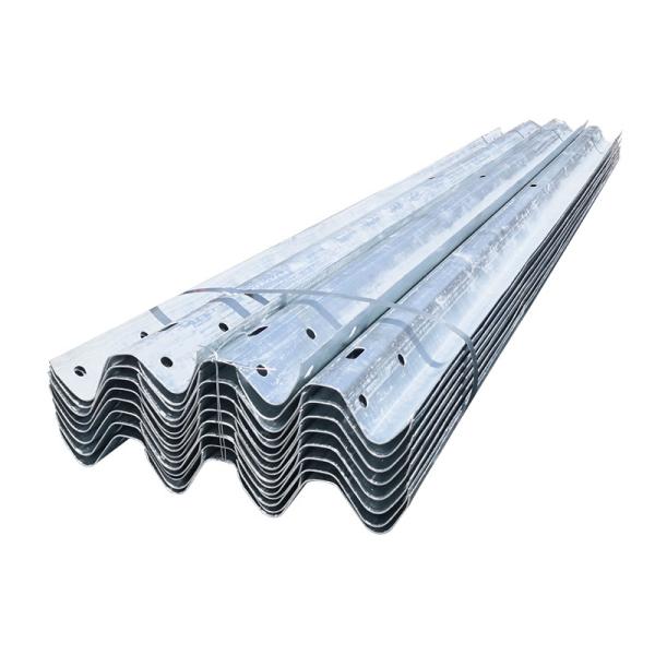 Highway Guardrail Galvanized W Beam Steel Crash Barrier with ISO9001 2008