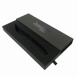 China Stylish Hanging Necktie Bow Tie Scarf Packaging Cardboard Sliding Drawer Box for Your factory