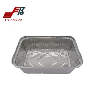 China Hot sell almunium foil Hotel restaurant Foil Box Disposable Airline almunium Foil Container For Food alufoil factory