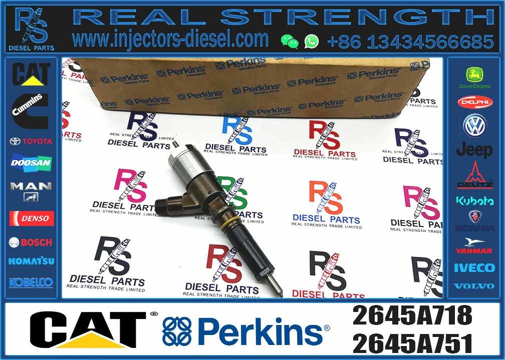 Cat 320d Diesel Inyector Common Rail Fuel Injector 292-3780 2923780 2645A718 For Caterpillar Perkins C6.6 Excavator