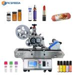 Horizontal Lip Balm Syringe Glass Tube Vial Labeling Machine for Case Packaging