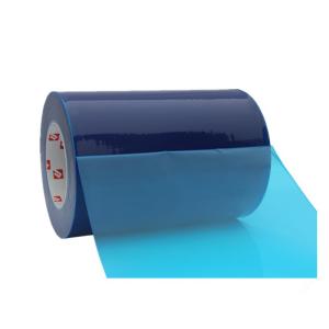 China Self Adhesive Window Protective Film Blue PE For Glass Security 10mm-1500mm factory