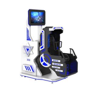 China Factory Price Single Seat 360 Rotating Roller Coaster 9D Virtual Reality Cinema Game Machine VR Simulator factory