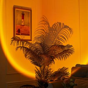 China Nordic Mini RGB Sunset Projector Colorful Sunset Light Rainbow Eternal Sunset Projection LED Floor Lamp sunset projector factory