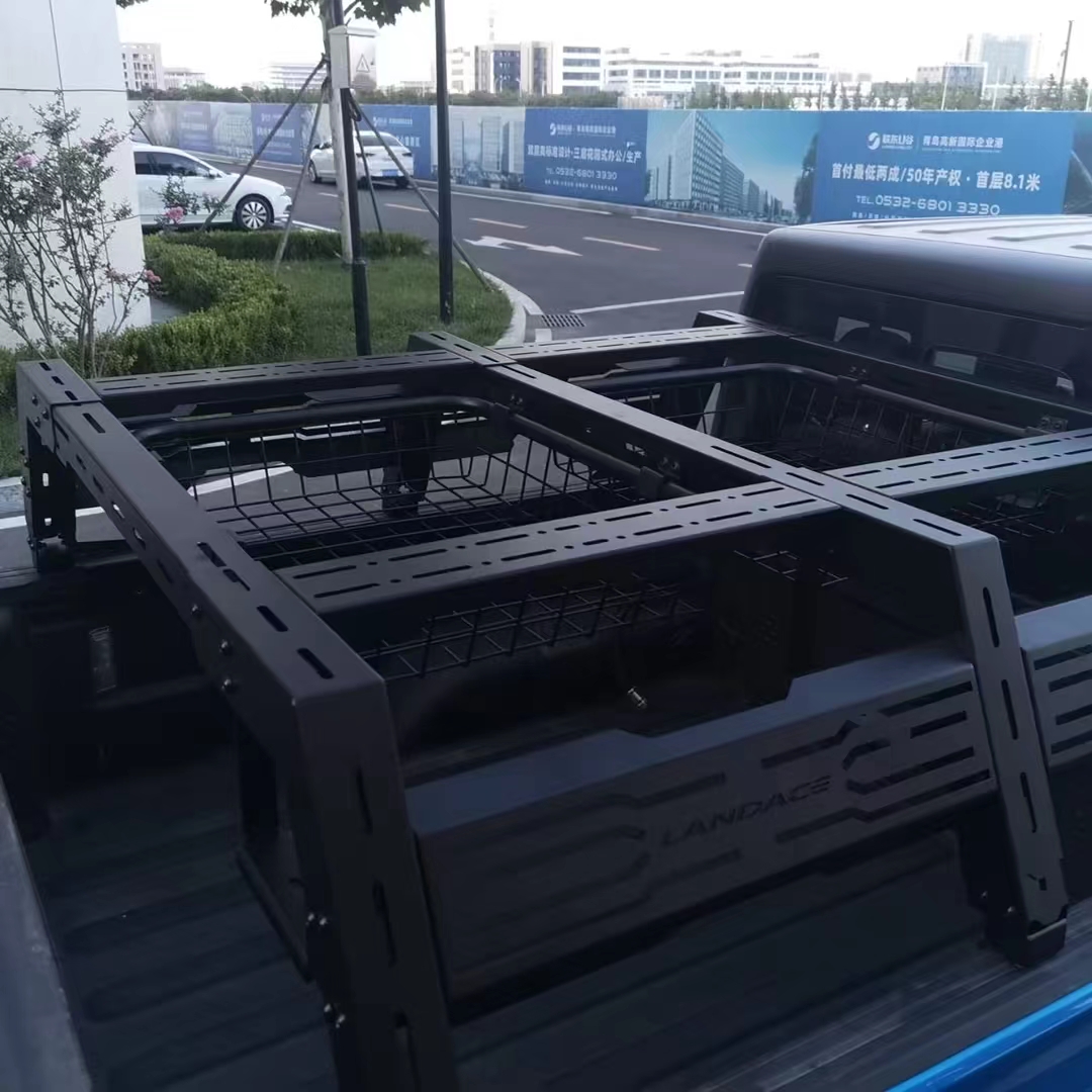 Specially Authorized IP Design Style Steel Platform Cargo Rack for FORD F150 Raptor JT