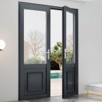 Australian Standards Waterproof Aluminum Casement Doors for End Window System