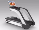 Electric Commercial Gym Treadmill For Running LCD Screen Foldable Wood