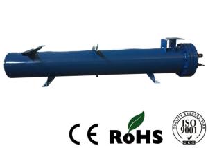 China R407C Shell And Tube Type Heat Exchanger , Tube And Tube Condenser 18KW-4000KW factory