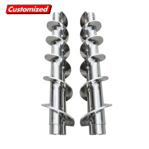China Auger Stainless Steel Feedscrew Factory Barrel Worm Harden Steel Feed Screw factory