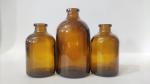 10ml 30ml 100ml Amber Glass Reagent Bottle Molded Antibiotic Glass Bottle