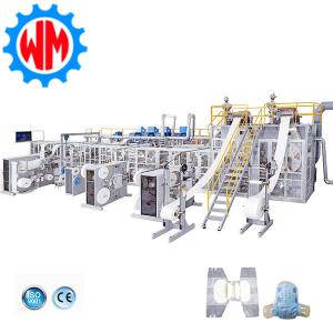 China Automation Adult Diaper Making Machine 380V Diaper Manufacturing Machine factory