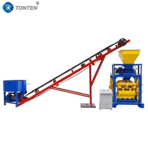 China Brick Making Machine Hollow Block Cement Mobile Brick Machine Line factory