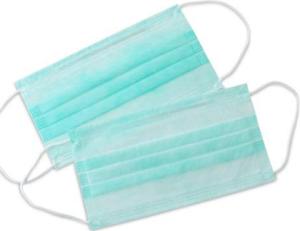 China Latex Free Disposable 3 Ply Face Mask With Flexible Aluminum Nose Piece factory