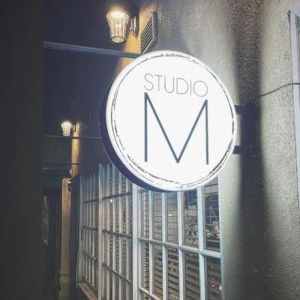 Double Side Outdoor Light Box Advertising Shop Round Rotating Light Box Led Sign