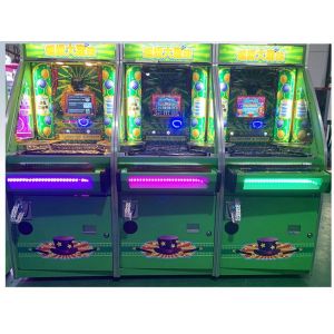 Metal Joker Magician Ticket Arcade Games Coin Pusher Game Machine