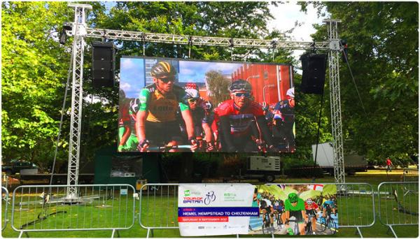 High Grayscale Outdoor Rental LED Screen P4.81 With Die Casting Aluminum Black