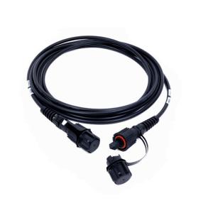 China Outdoor 12 24 Cores ODVA MTP MPO Cables BBU Fan Out Fiber Optic Patch Cord Waterproof Connector factory