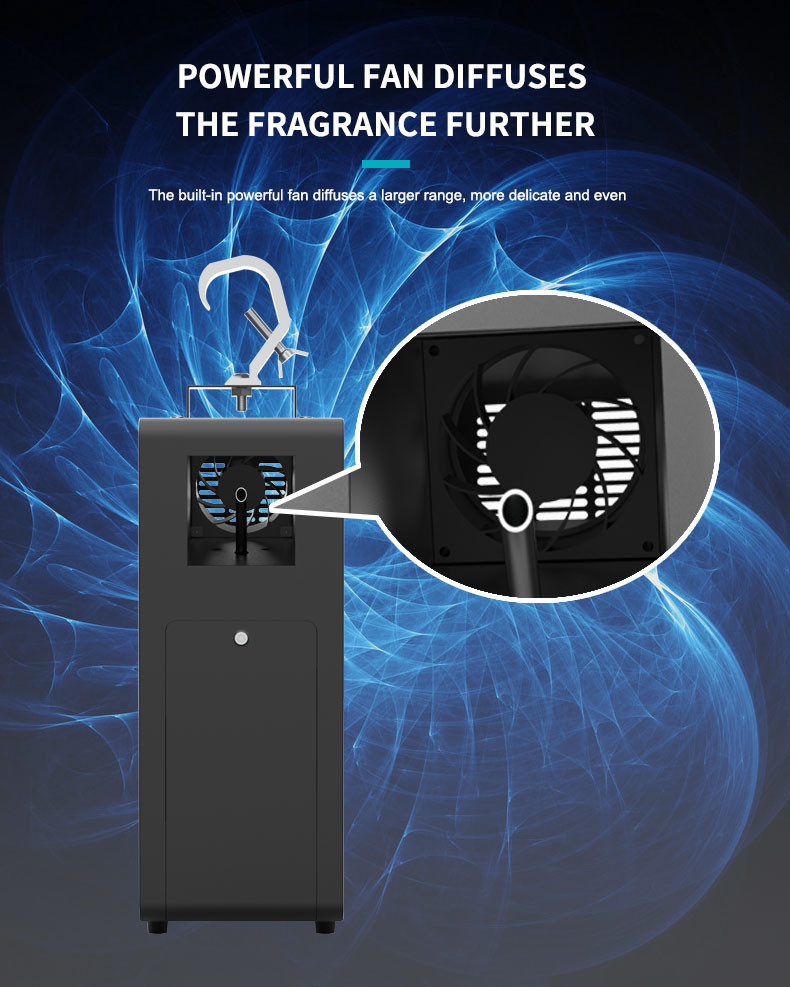 12V Smart 300m3 Fragrant Essential Oil Diffusers Continuous and Intermittent Mist Modes Up to 10 Hours Working Time