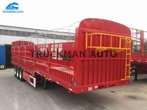 China Q345 Mn Semi Trailer Truck , Semi Storage Trailers Transporting Cargo And Containers factory