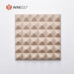 12mm 24mm 3D Polyester Fiber Acoustic Panel , Mold Resistant Polyester Acoustic