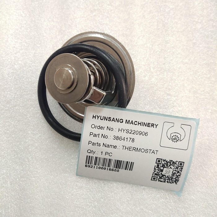 Excavator Spare Parts Thermostat 3864178 3925473 3802968 For 6BT ISB QSB