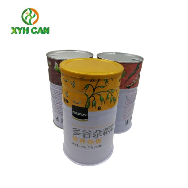 0.23mm Tinplate Tin Can Packaging Shrinking Design Food Tin Containers With Lids