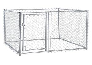 China Multi Function Metal Dog Kennel Dog Cages For Outside 60mm*60mm Mesh factory