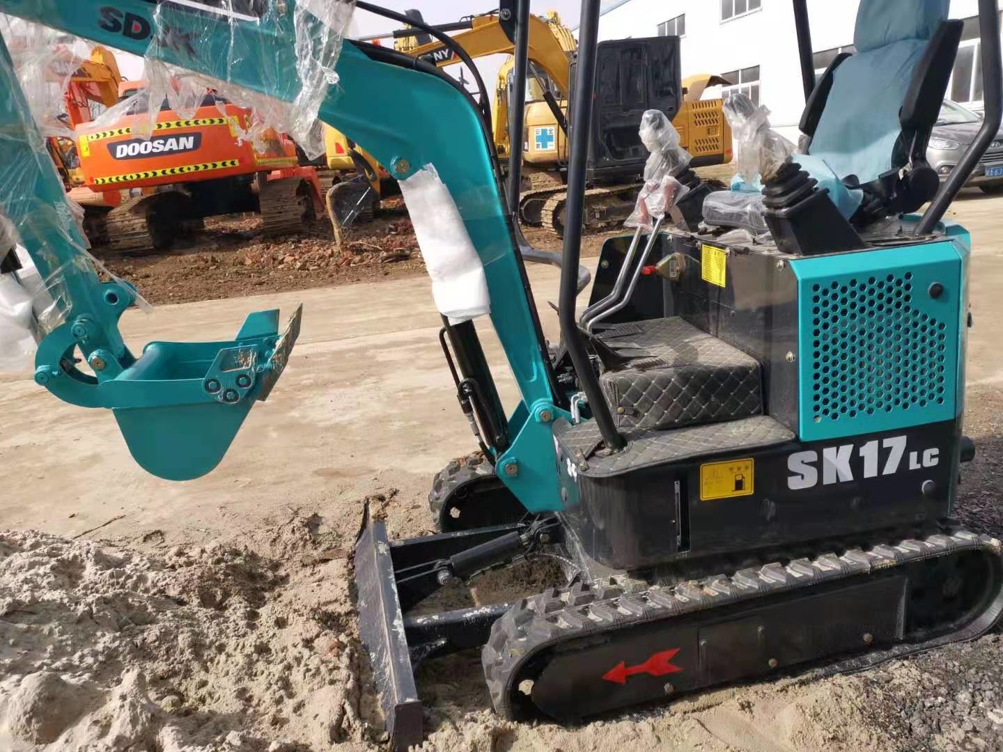 66RPM 5850mm Boom 1.7t Sk17 Used Kobelco Excavator
