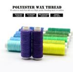 Chemical-Resistant Hand Knitting 0.35MM Polyester Waxed Thread for Leather