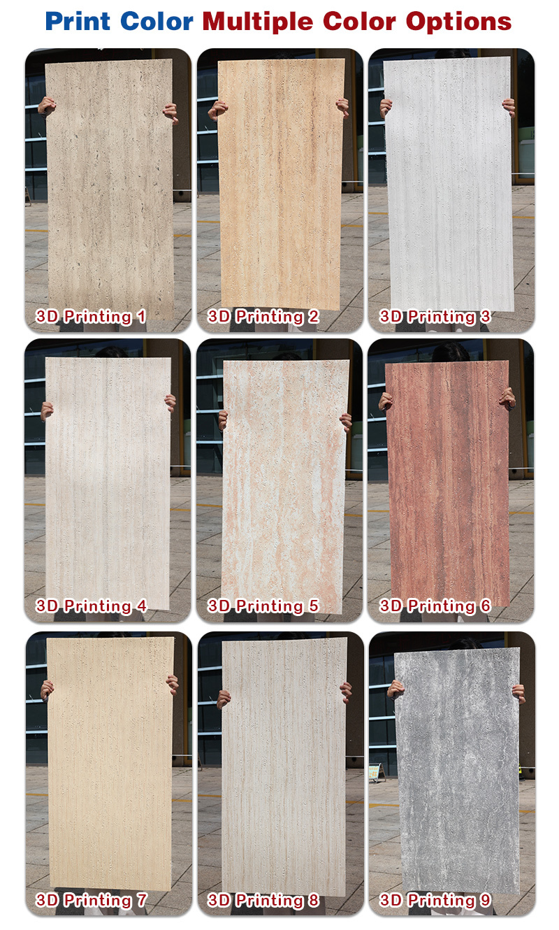 Close-up view of flexible stone wall panel with realistic stone appearance