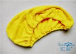 Microfiber Magic Self-Drying Hair Wrap Towel 80% Polyester , Hair Drying Cap