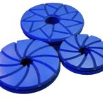 Customized 125mm Snail Lock Resin Polishing Pad for Granite Grinding Disc